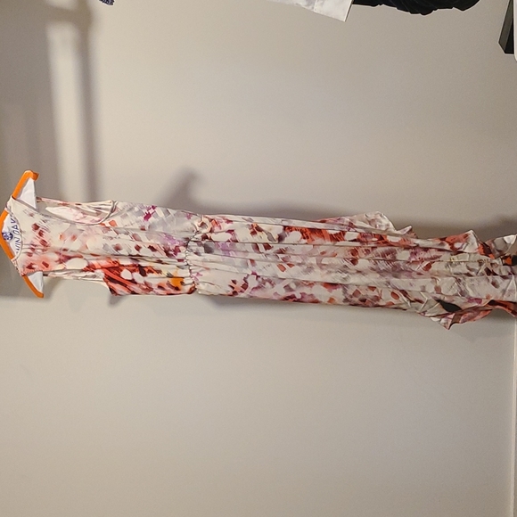 Parker Pink Ruffle High Low Dress, XS - Picture 4 of 9